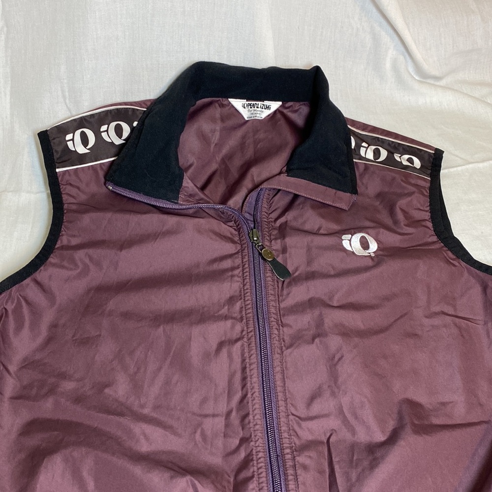 Pearl Izumi for Women cycling vest eggplant & black with mesh back medium - Picture 12 of 13